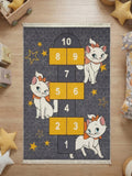 Aristocats Marie Figürlü Seksek Oyun Halısı - Eğitici Çocuk Odası Halısı