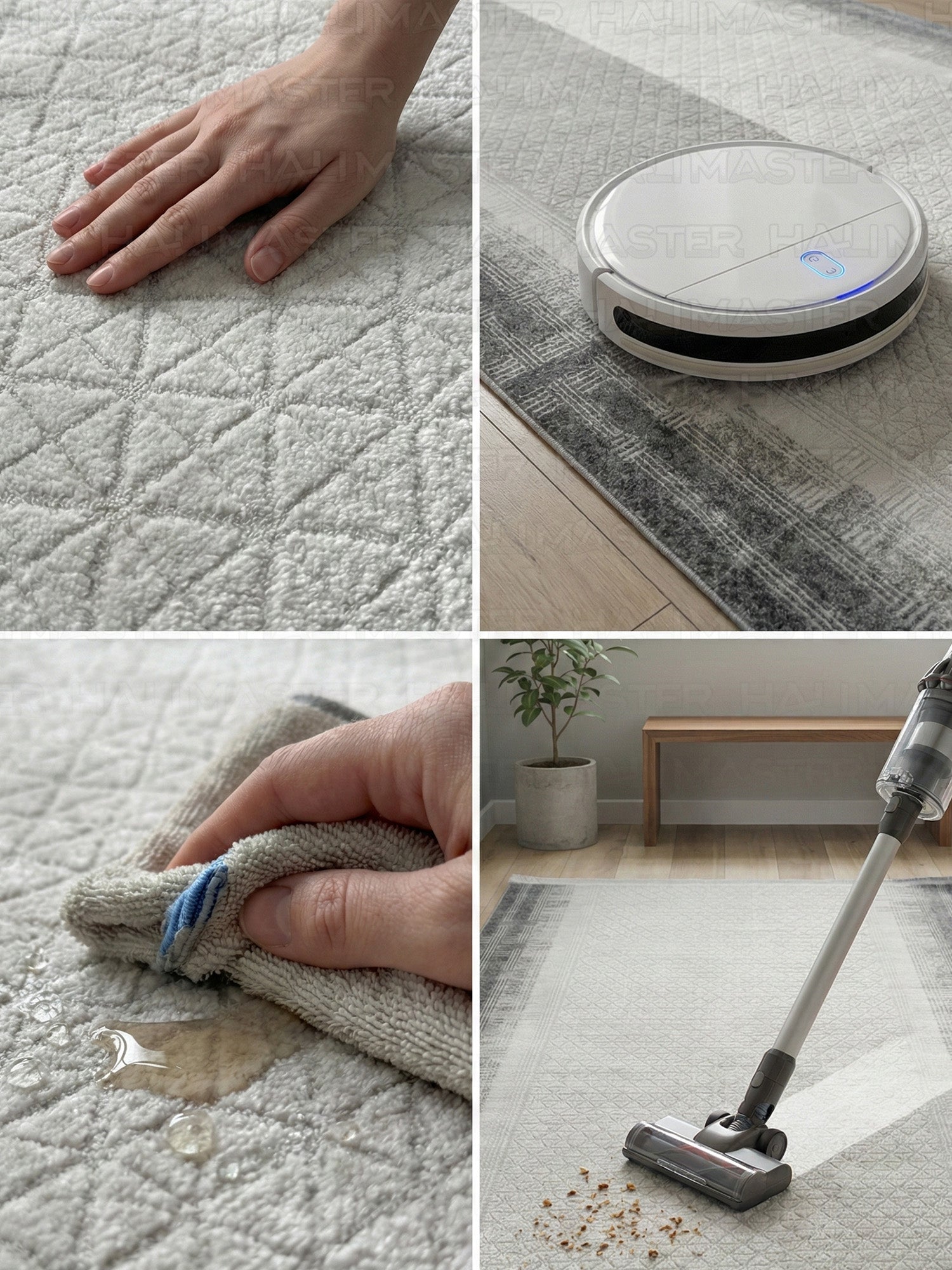 Kumru Antrasit Gri Kenar  Modern Kabartma Desenli Özel Ölçü Kesme Halı